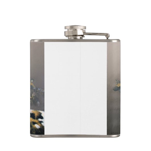 Flask Wild Dog Heupfles (Achterkant)
