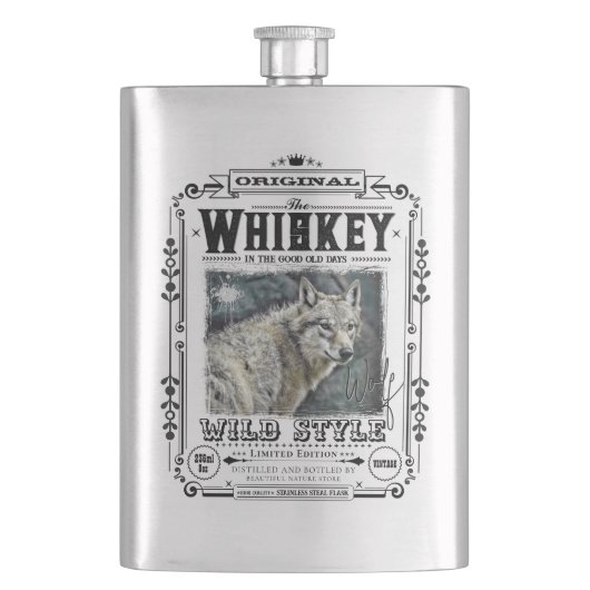 FLASK_Wolf Flacon (Voorkant)