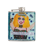 FLASKPARTIJ ZOALS JE WILT. ZE HEUPFLES (Voorkant)