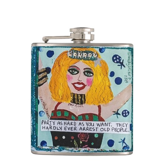 FLASKPARTIJ ZOALS JE WILT. ZE HEUPFLES (Voorkant)