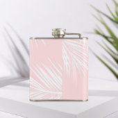 Flasque Tropical Pink, Cadeau Demoiselle d'Eer Heupfles