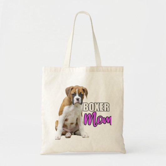 Flasy Fawn Boxer Puppy - Boxer Mam Tote Bag (Voorkant)