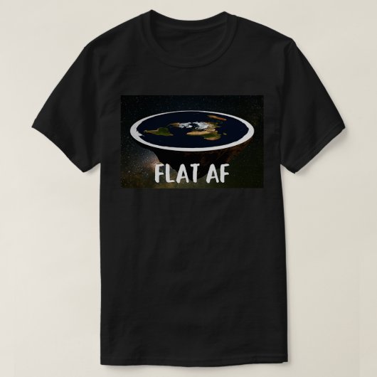 FLAT AF-FLAT AARDE 1 T-SHIRT (Design voorkant)