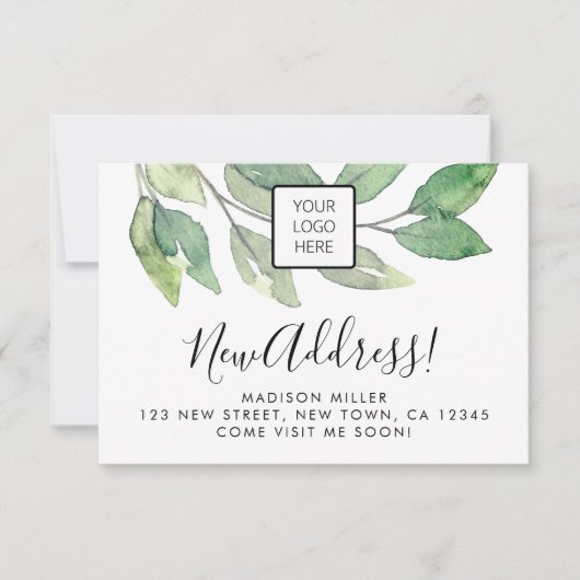 Flat Announcement Card Aankondiging (Voorkant)