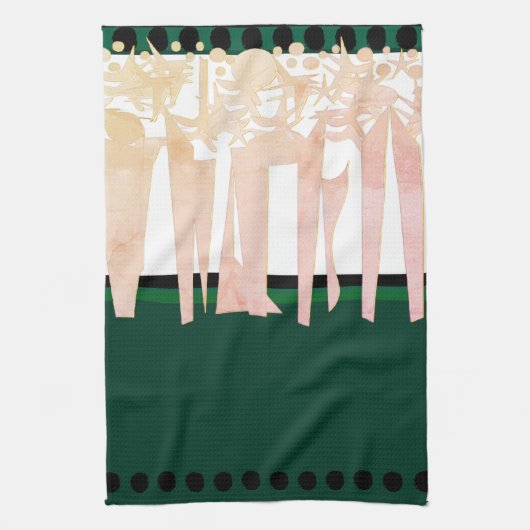 Flat ART DECO Theedoek (Verticaal)