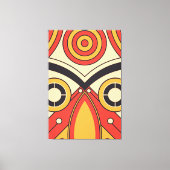 Flat Aztec Tribal Canvas Afdruk (Voorkant)