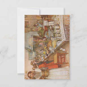 Flat Bedankt voor je kerstkaartje Carl Larsson