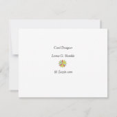 Flat Bedankt voor je sympathiekaart (Achterkant)