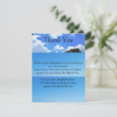 Flat Bedankt voor je sympathiekaart (Staand voorkant)