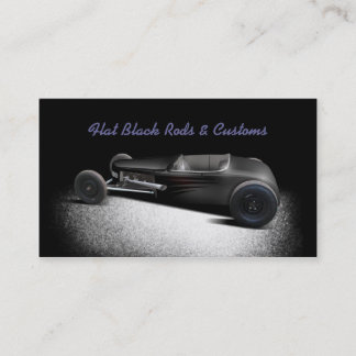 Flat Black Hot Rod Visitekaartje