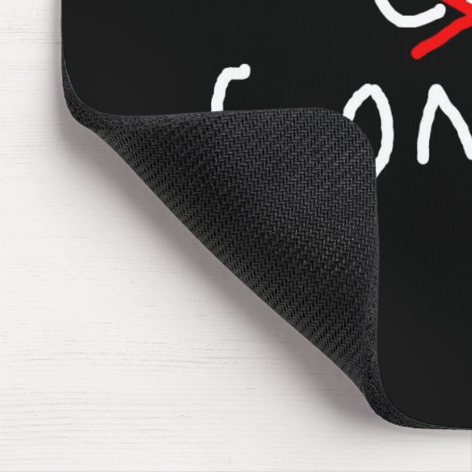 Flat Black Mousepad Muismat (Hoek)