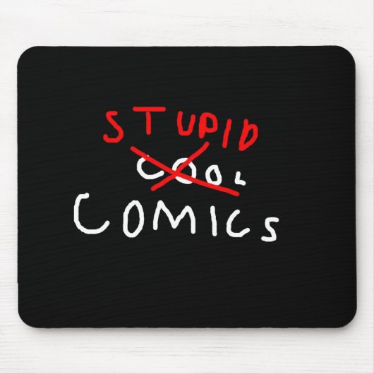 Flat Black Mousepad Muismat (Voorkant)