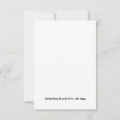 Flat Blank Kaart - Familie betekent de wereld voor (Achterkant)