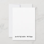 Flat Blank Kaart - Je bent mijn zonneschijn (Achterkant)