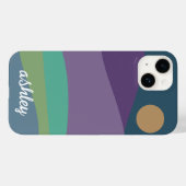 Flat Boho Abstract Landschap I Telefoonhoesje Case-Mate iPhone Case (Achterkant (horizontaal))