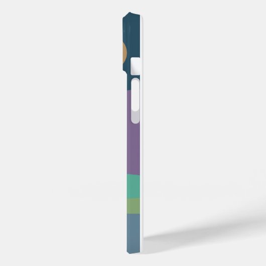 Flat Boho Abstract Landschap I Telefoonhoesje Case-Mate iPhone Case (Achterkant / Links)