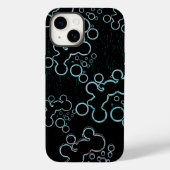 Flat Bubbles B Hoesje-Mate iPhone Case (Achterkant)