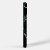 Flat Bubbles B Hoesje-Mate iPhone Case (Achterkant / Rechts)