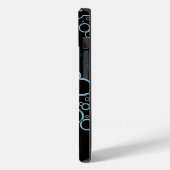 Flat Bubbles B Hoesje-Mate iPhone Case (Achterkant / Links)