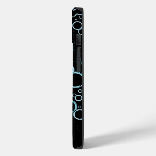 Flat Bubbles B Hoesje-Mate iPhone Case (Achterkant / Links)