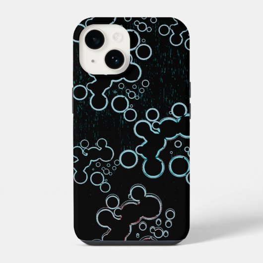 Flat Bubbles B Hoesje-Mate iPhone Case Hoesje (Achterkant)