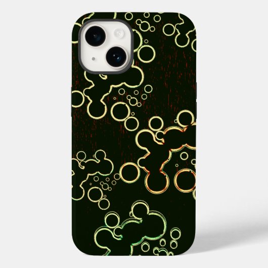Flat Bubbles R Case-Mate iPhone Case (Achterkant)