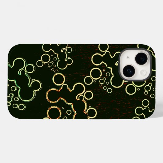 Flat Bubbles R Case-Mate iPhone Case (Achterkant (horizontaal))