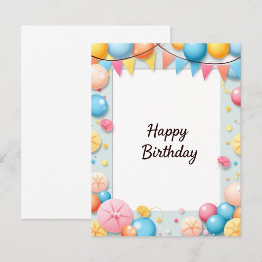 Flat Card (Voorkant / Achterkant)