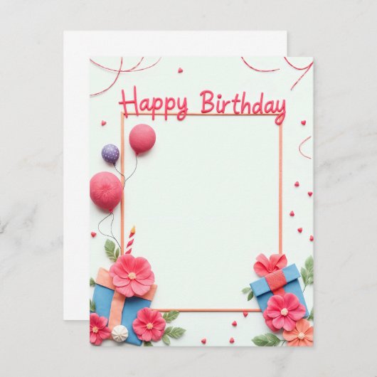 Flat Card (Voorkant / Achterkant)