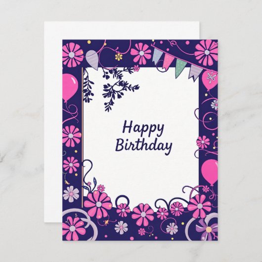 Flat Card (Voorkant / Achterkant)