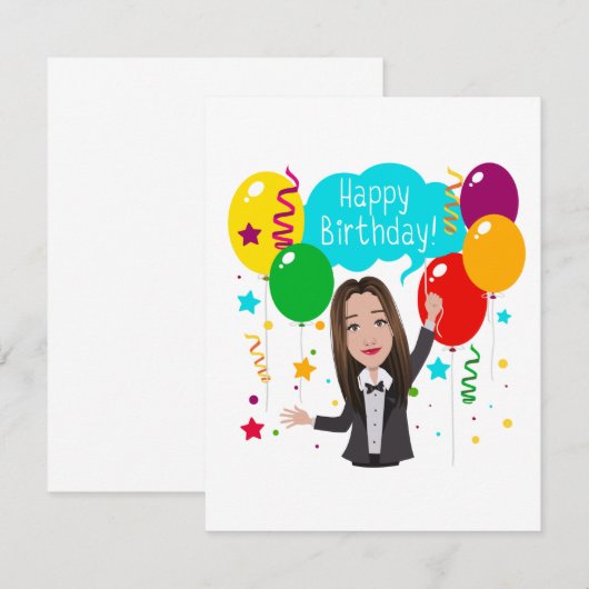 Flat Card (Voorkant / Achterkant)