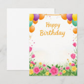 Flat Card (Voorkant / Achterkant)