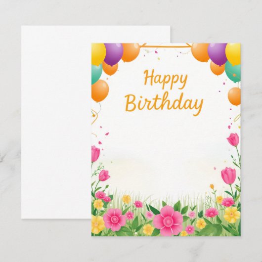 Flat Card (Voorkant / Achterkant)