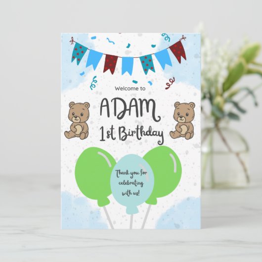 Flat Card (Staand voorkant)