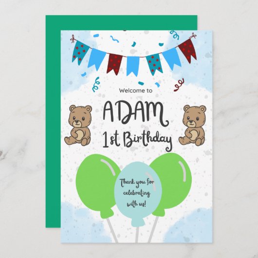 Flat Card (Voorkant / Achterkant)