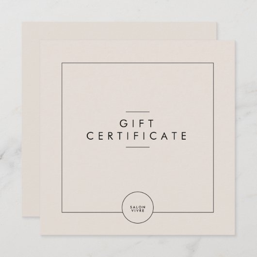 Flat Card (Voorkant / Achterkant)