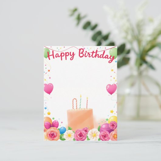 Flat Card (Staand voorkant)