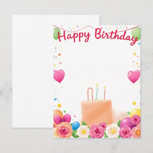 Flat Card (Voorkant / Achterkant)