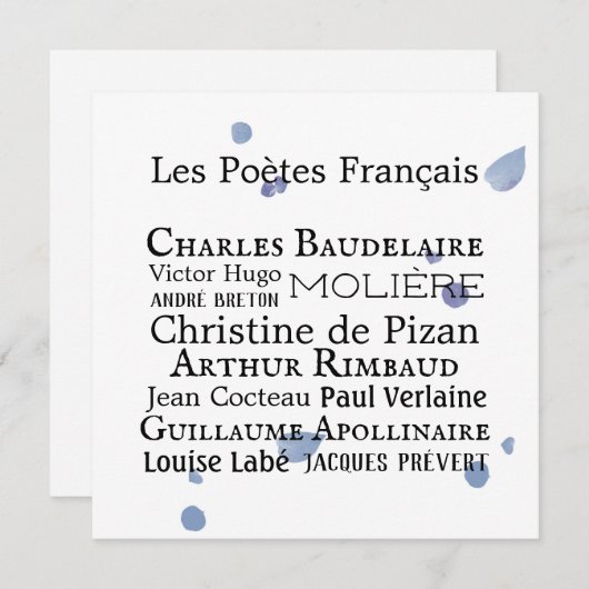 Flat Card (Voorkant / Achterkant)