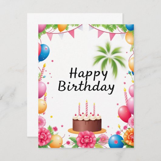 Flat Card (Voorkant / Achterkant)