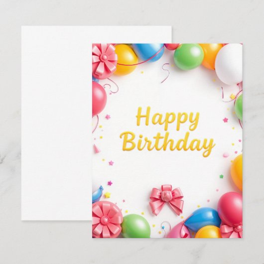 Flat Card (Voorkant / Achterkant)