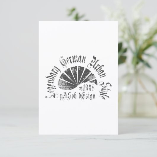 Flat Card 3.5" x 5" (Staand voorkant)