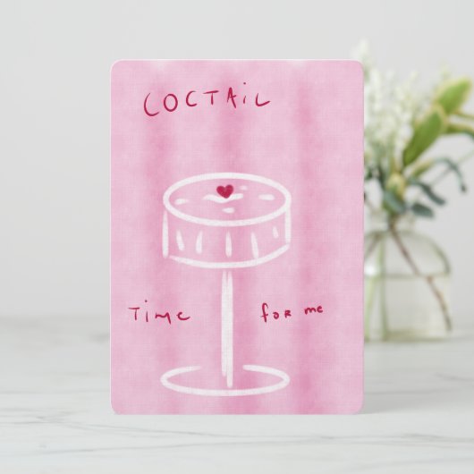 Flat Card cocktail (Staand voorkant)
