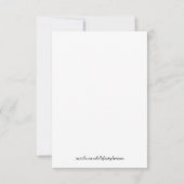 Flat Card - de geboorte van onze zoon aankondigen (Achterkant)