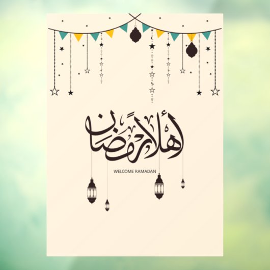 Flat Card Raamsticker (Vel 3)