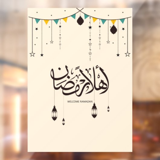 Flat Card Raamsticker (Vel 2)