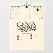 Flat Card Raamsticker (Vel)