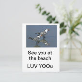 Flat Card See you at the beach jGibney The Museum (Staand voorkant)