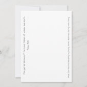 Flat Card Turquoise Blessed Horse van Sherry Jarvi Bedankkaart (Achterkant)