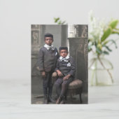 Flat Card Young Black Boys (Staand voorkant)